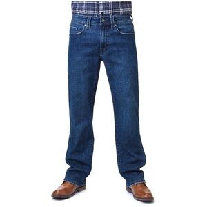 Axel Men's Boot Cut Slim Fit Back Buttoned Pockets Denim Jeans/Pants | NEW/NWT👖